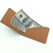 Load image into Gallery viewer, Men&#39;s Leather Money Clip Wallet
