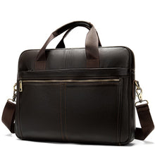 Load image into Gallery viewer, Genuine Leather Briefcase (14&#39;&#39; Laptop)
