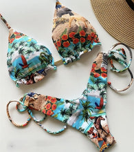 Load image into Gallery viewer, Bohemian Triangle Brazilian Bikini
