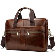 Load image into Gallery viewer, Men&#39;s Genuine Natural Leather Briefcase
