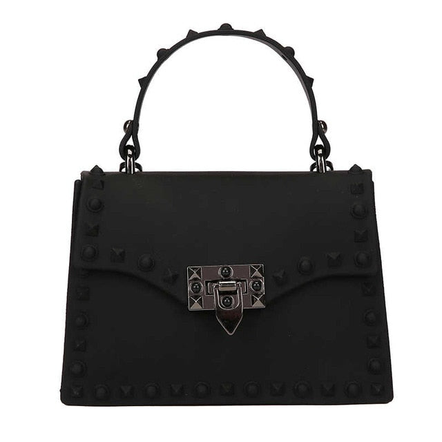 Luxury Hard Rivet PVC Handbag