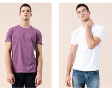 Load image into Gallery viewer, 100% Cotton Casual Basic T-shirt
