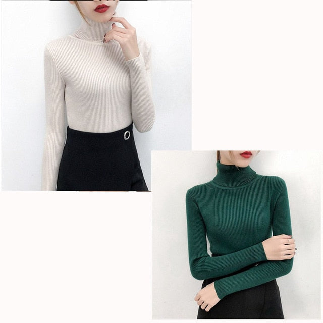 Cashmere Winter Knitted Turtleneck