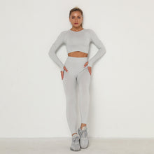 Load image into Gallery viewer, Seamless Sport Set High Waist Belly Control Legging
