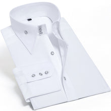 Load image into Gallery viewer, Luxury Button Up Silk Cotton Slim Fit Shirt
