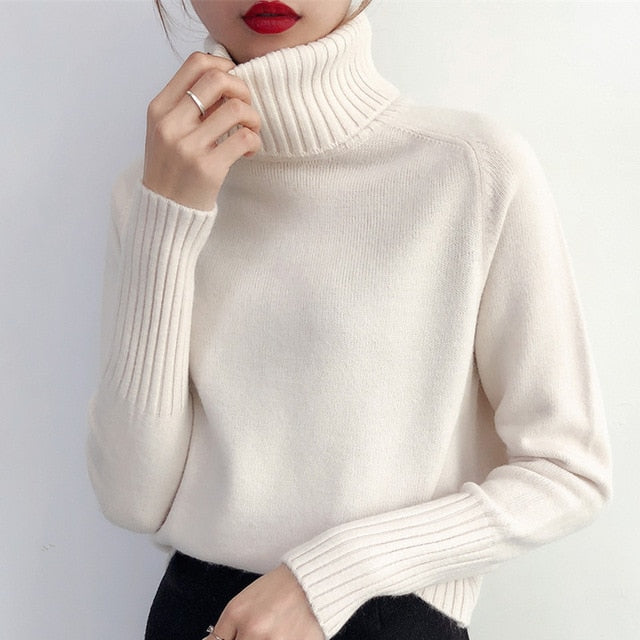 Cashmere Knitted Turtleneck