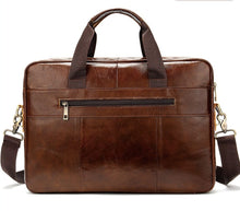 Load image into Gallery viewer, Men&#39;s Genuine Natural Leather Briefcase
