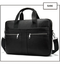 Load image into Gallery viewer, Men&#39;s Genuine Natural Leather Briefcase
