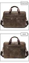 Load image into Gallery viewer, Men&#39;s Genuine Natural Leather Briefcase
