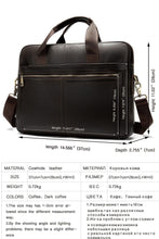 Load image into Gallery viewer, Genuine Leather Briefcase (14&#39;&#39; Laptop)
