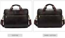 Load image into Gallery viewer, Genuine Leather Briefcase (14&#39;&#39; Laptop)
