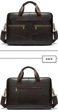 Load image into Gallery viewer, Men&#39;s Genuine Natural Leather Briefcase
