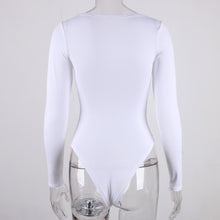 Load image into Gallery viewer, Solid Long Sleeve Fitted Bodysuit
