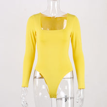 Load image into Gallery viewer, Solid Long Sleeve Fitted Bodysuit
