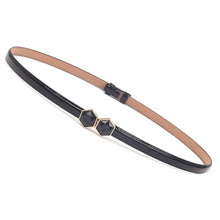 Load image into Gallery viewer, New Design Faux Leather Thin Belt.
