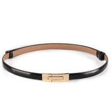 Load image into Gallery viewer, New Design Faux Leather Thin Belt.
