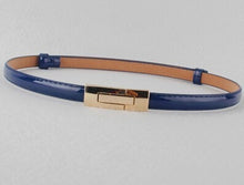 Load image into Gallery viewer, New Design Faux Leather Thin Belt.
