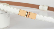 Load image into Gallery viewer, New Design Faux Leather Thin Belt.
