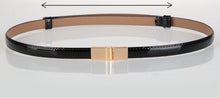 Load image into Gallery viewer, New Design Faux Leather Thin Belt.
