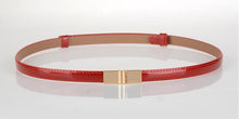 Load image into Gallery viewer, New Design Faux Leather Thin Belt.
