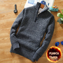 Load image into Gallery viewer, Winter Thick Fleece Half Zip Sweater
