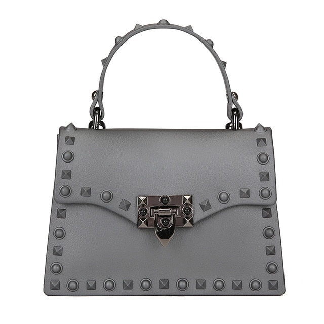 Luxury Hard Rivet PVC Handbag