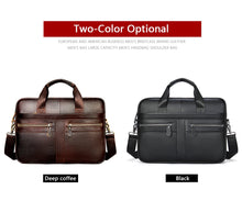 Load image into Gallery viewer, Men&#39;s Genuine Natural Leather Briefcase
