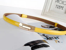 Load image into Gallery viewer, New Design Faux Leather Thin Belt.
