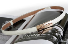 Load image into Gallery viewer, New Design Faux Leather Thin Belt.
