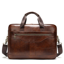 Load image into Gallery viewer, Genuine Leather Briefcase (14&#39;&#39; Laptop)
