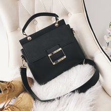 Load image into Gallery viewer, Leather PU Buckle Handbag Crossbody Bag
