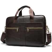 Load image into Gallery viewer, Men&#39;s Genuine Natural Leather Briefcase
