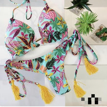 Load image into Gallery viewer, Bohemian Triangle Brazilian Bikini
