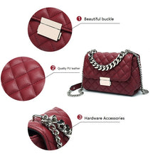 Load image into Gallery viewer, Diamond Lattice Luxury Chain Shoulder Bag
