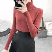 Load image into Gallery viewer, Cashmere Winter Knitted Turtleneck
