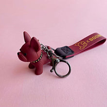 Load image into Gallery viewer, Cartoon Fighting Dog Keychain
