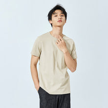 Load image into Gallery viewer, Men&#39;s Cotton Solid T-Shirts
