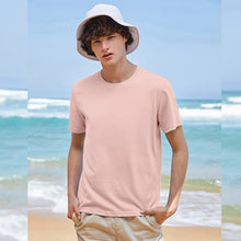 Load image into Gallery viewer, Men&#39;s Cotton Solid T-Shirts
