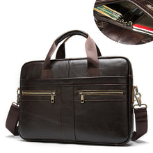 Load image into Gallery viewer, Men&#39;s Genuine Natural Leather Briefcase
