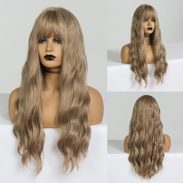 Long Wavy Synthetic Heat Resistant Wigs