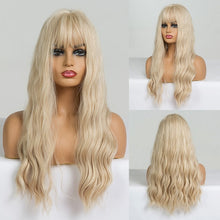 Load image into Gallery viewer, Long Synthetic Wavy Heat Resistant Daily Wigs
