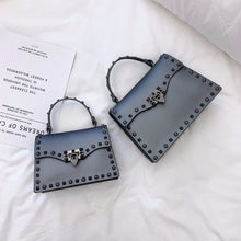 Load image into Gallery viewer, Luxury Hard Rivet PVC Handbag
