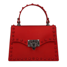 Load image into Gallery viewer, Luxury Hard Rivet PVC Handbag
