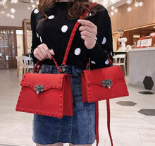 Load image into Gallery viewer, Luxury Hard Rivet PVC Handbag
