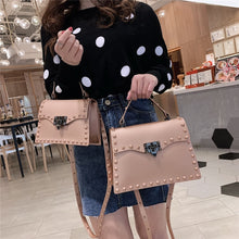 Load image into Gallery viewer, Luxury Hard Rivet PVC Handbag
