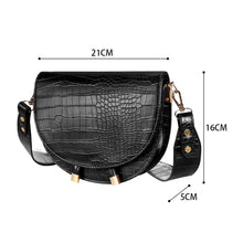 Load image into Gallery viewer, Crocodile Pattern PU Shoulder Bags
