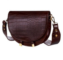 Load image into Gallery viewer, Crocodile Pattern PU Shoulder Bags
