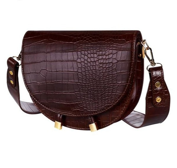 Crocodile Pattern PU Shoulder Bags