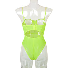 Load image into Gallery viewer, Mesh with Chain Straps Bodysuit
