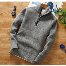 Load image into Gallery viewer, Winter Thick Fleece Half Zip Sweater
